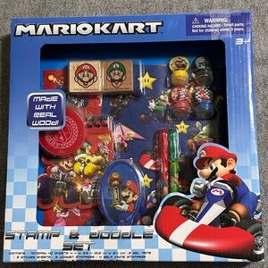 Mario Kart Stamp & Doodle Set - Multicolor